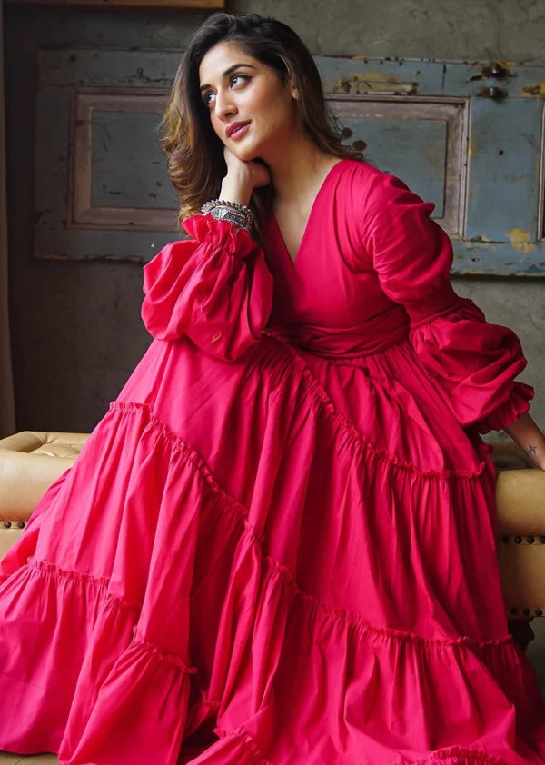 Boshon Amara Belt Maxi Cotton Dress