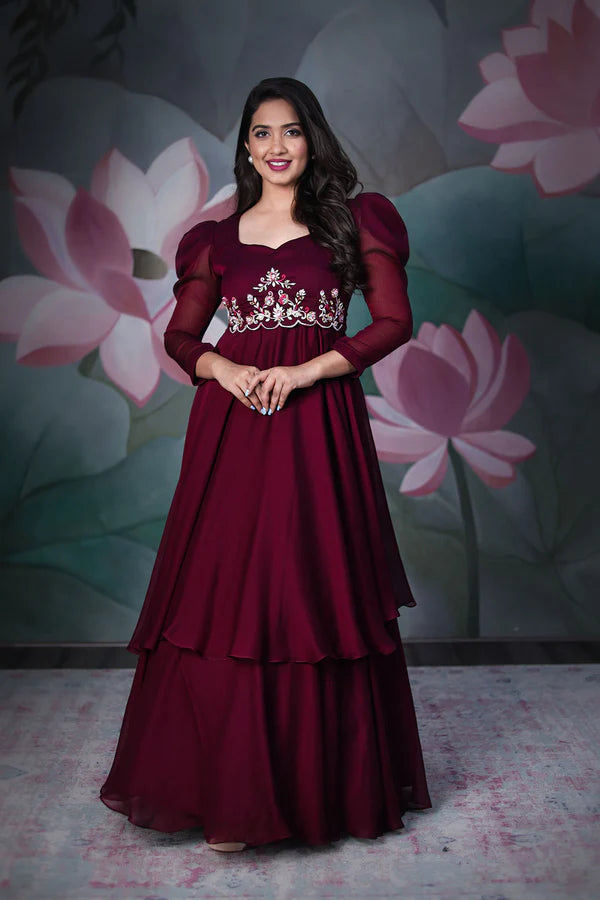 Boshon Chaheli Party Wear Gown Dress