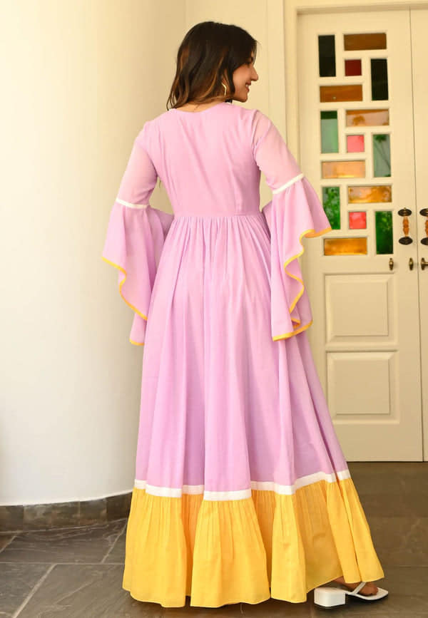 Boshon Light Pink Cotton Dress