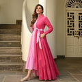 Boshon Two Tone Pink Cotton Dress