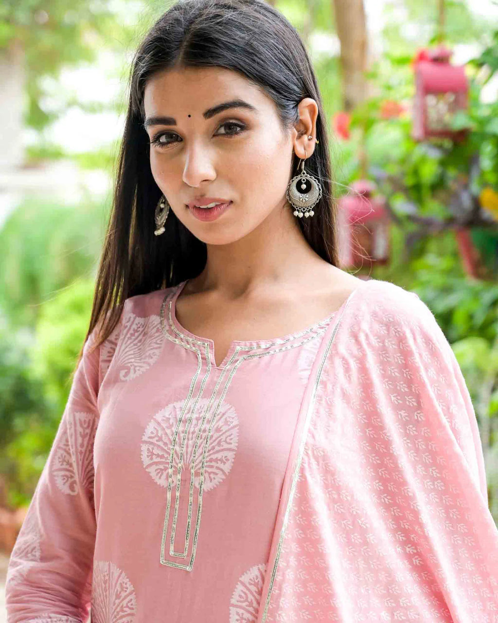 Pink Skin Print Sharara Set&nbsp;