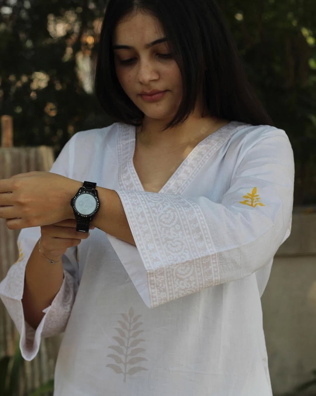 Sunkissed Harmony Handblock Kurta Set – Set of 2