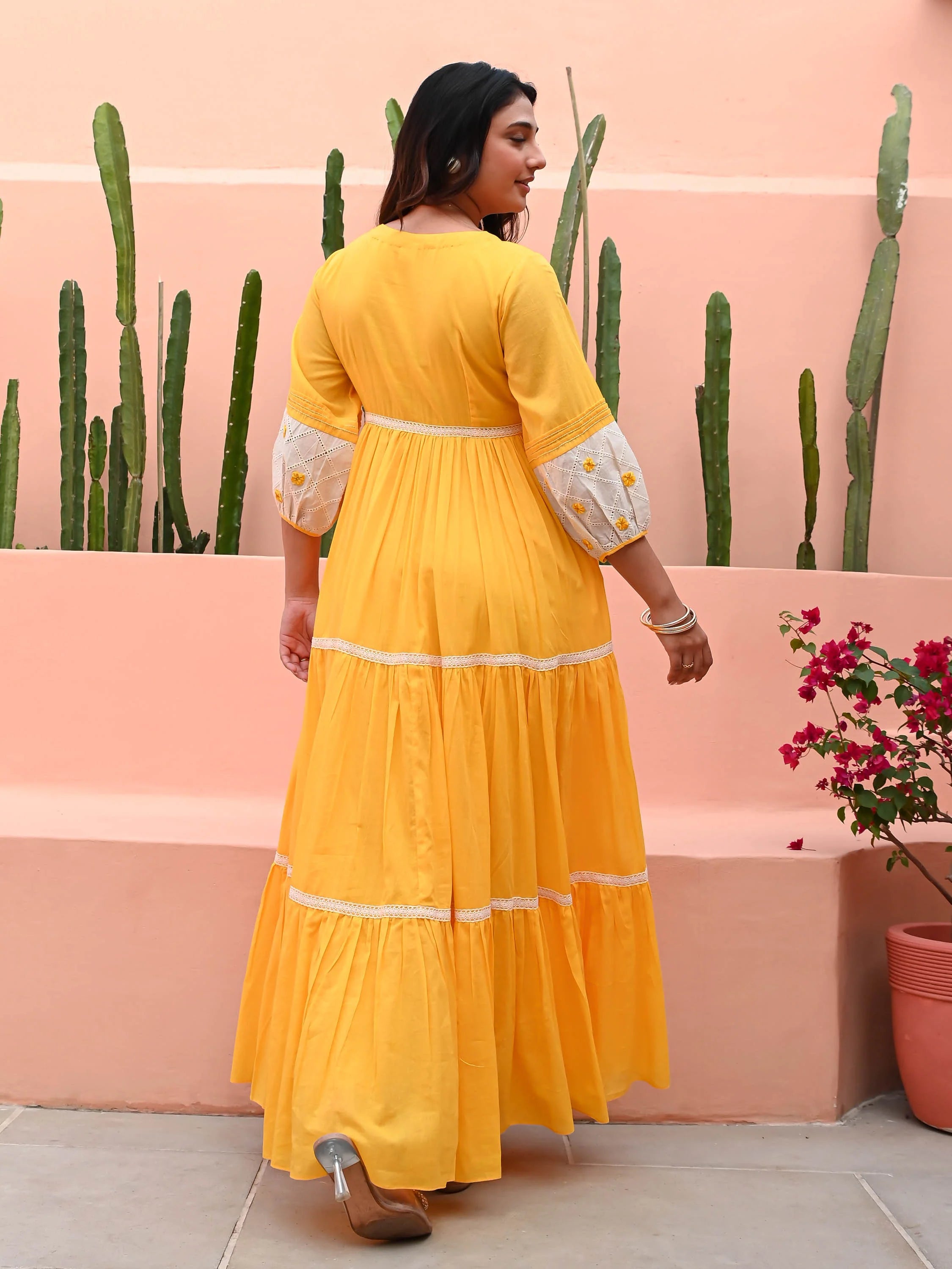 Boshon Citrus Cotton Dress