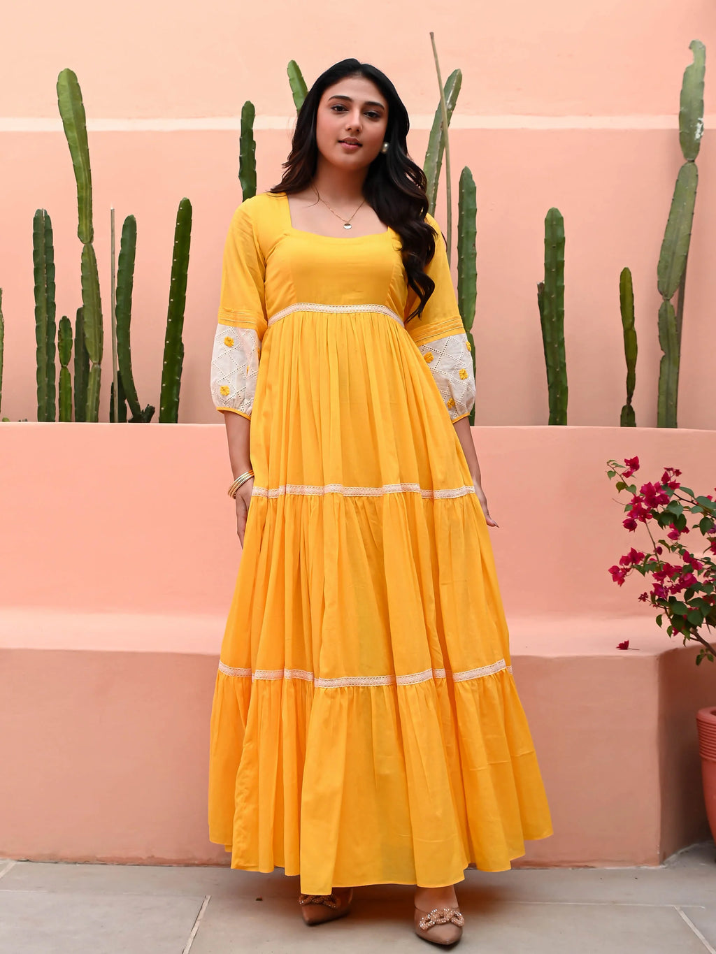 Boshon Citrus Cotton Dress