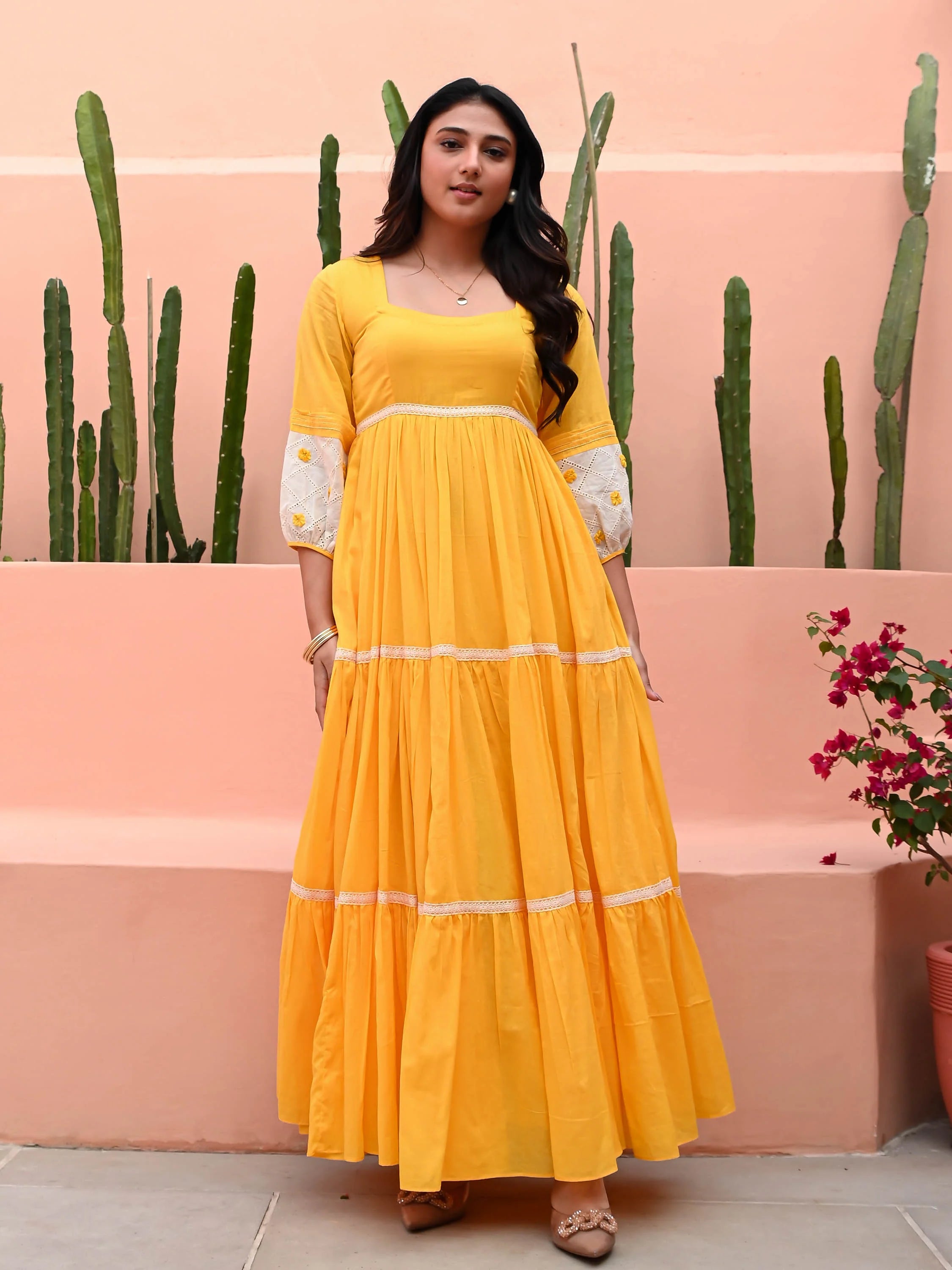 Boshon Citrus Cotton Dress