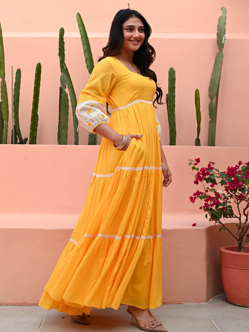 Boshon Citrus Cotton Dress