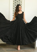 Boshon Black Tier Cotton Dress