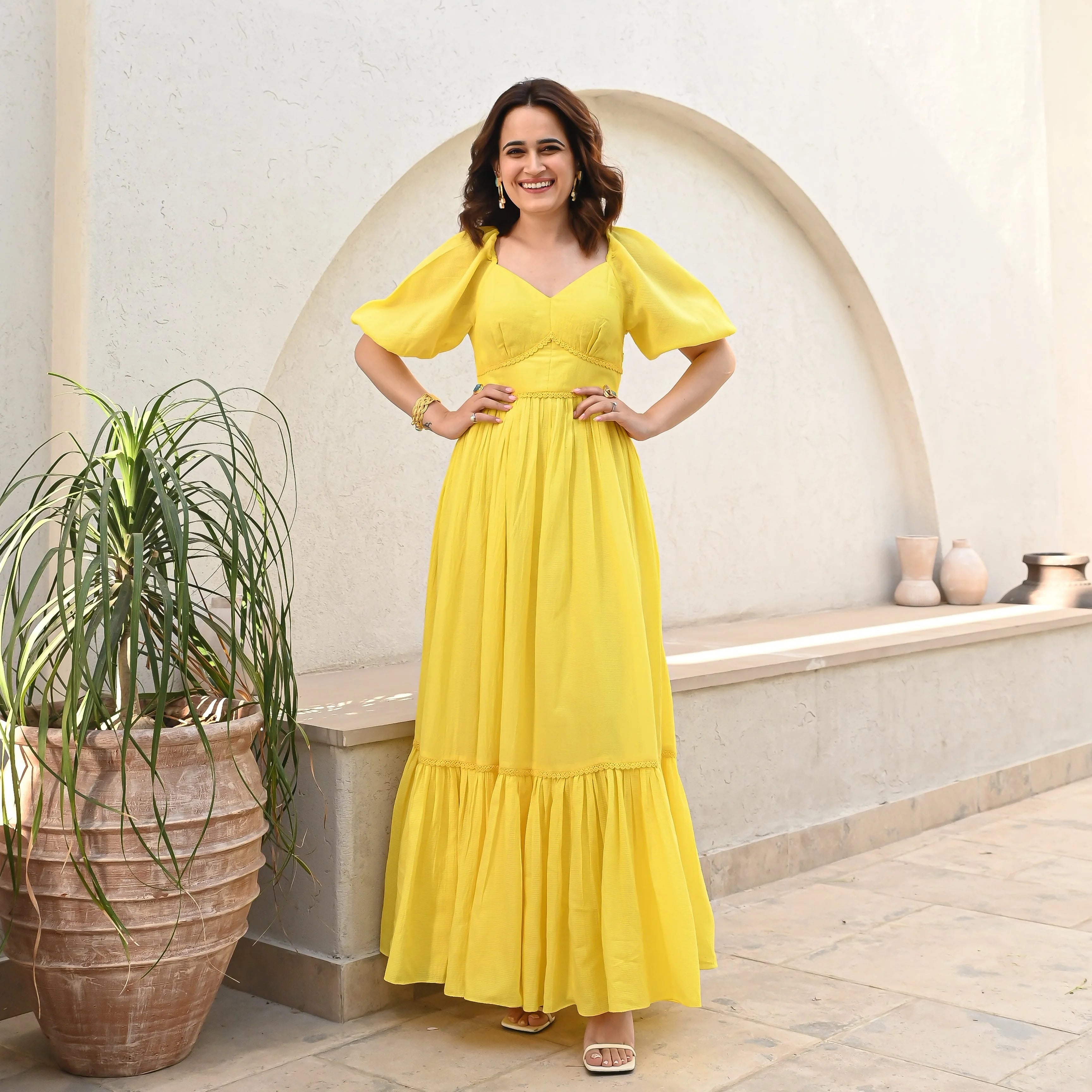 Boshon Tuskan Lacy Cotton Dress