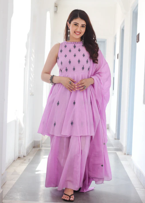 Boshon Anchal Dress With Dupatta