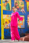 Pink Stylish Cotton Kurta Set – 2-Piece